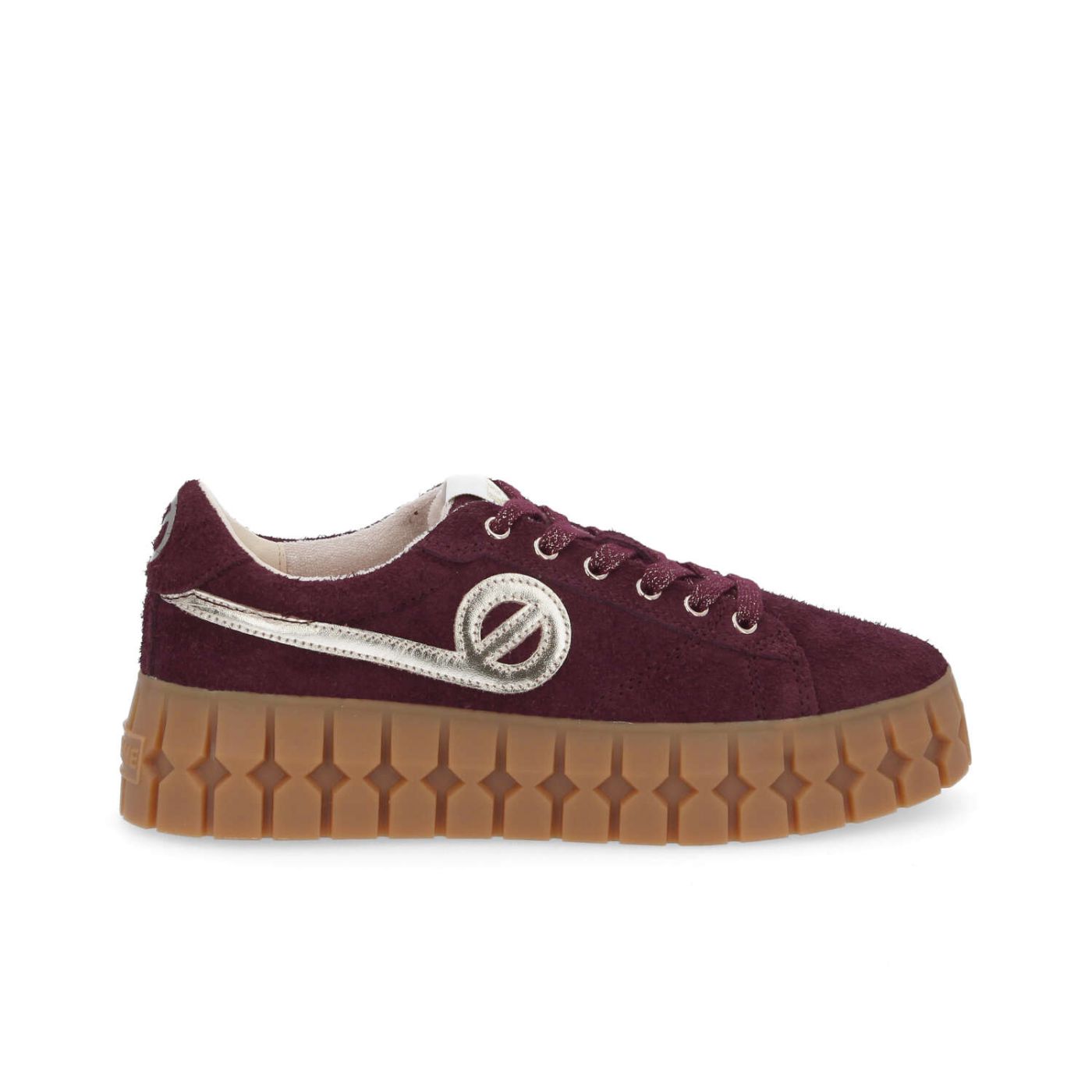 PLAY SNEAKER W  -  H.SUEDE/LOGO  - BORDEAUX